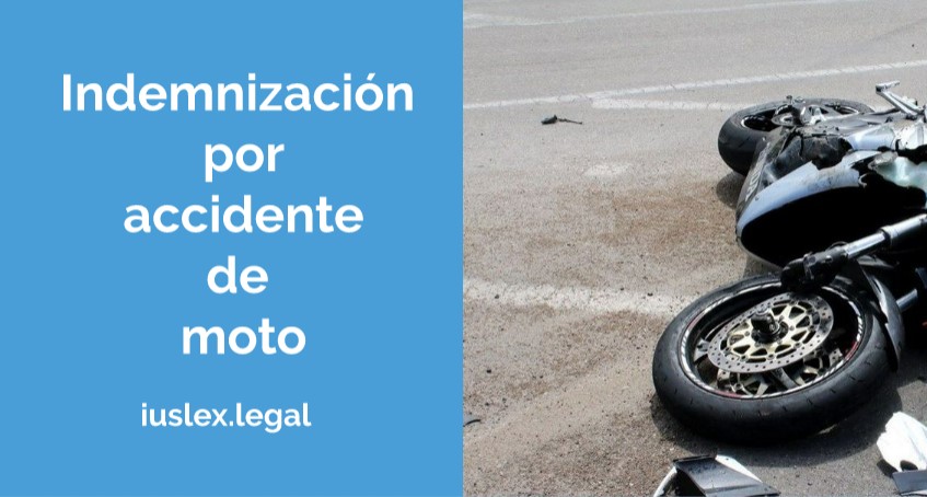Indemnización por accidente de moto
